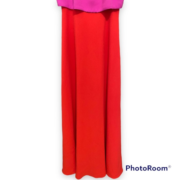 NWT Calvin Klein Color Block Gown with open back, Women’s Size 10 - Picture 3 of 9